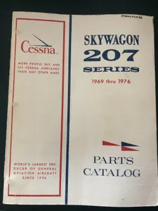Cessna 207 Parts Manual 1969 thru 1976 Issued October 1975